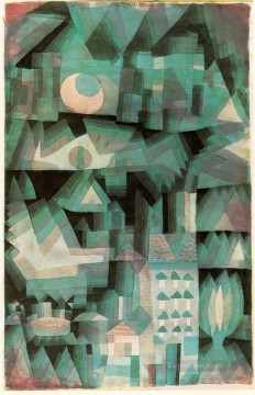  ciudad Pintura al %C3%B3leo - Ciudad de ensueño Expresionismo Bauhaus Surrealismo Paul Klee